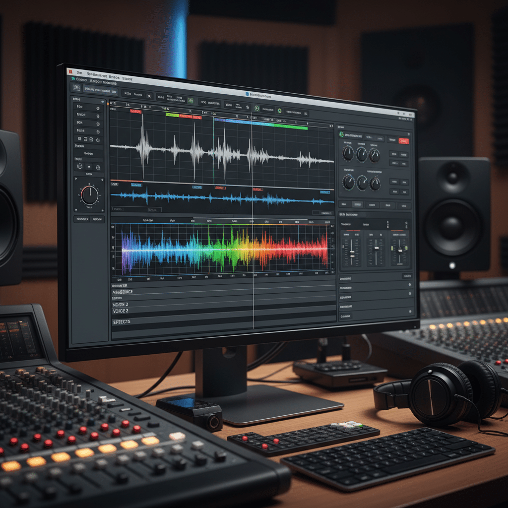 Audio waveform editing for legal deposition clarity