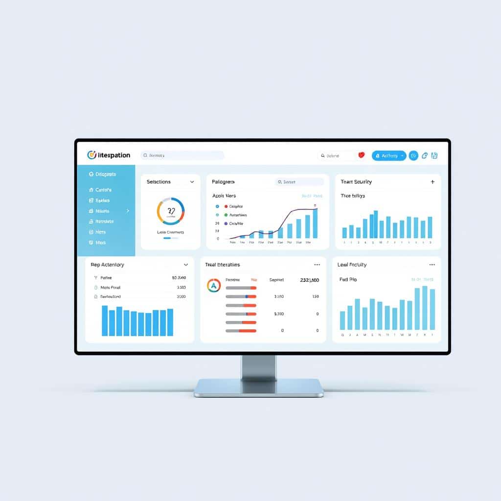 Modern legal technology interface showing integrated case management system